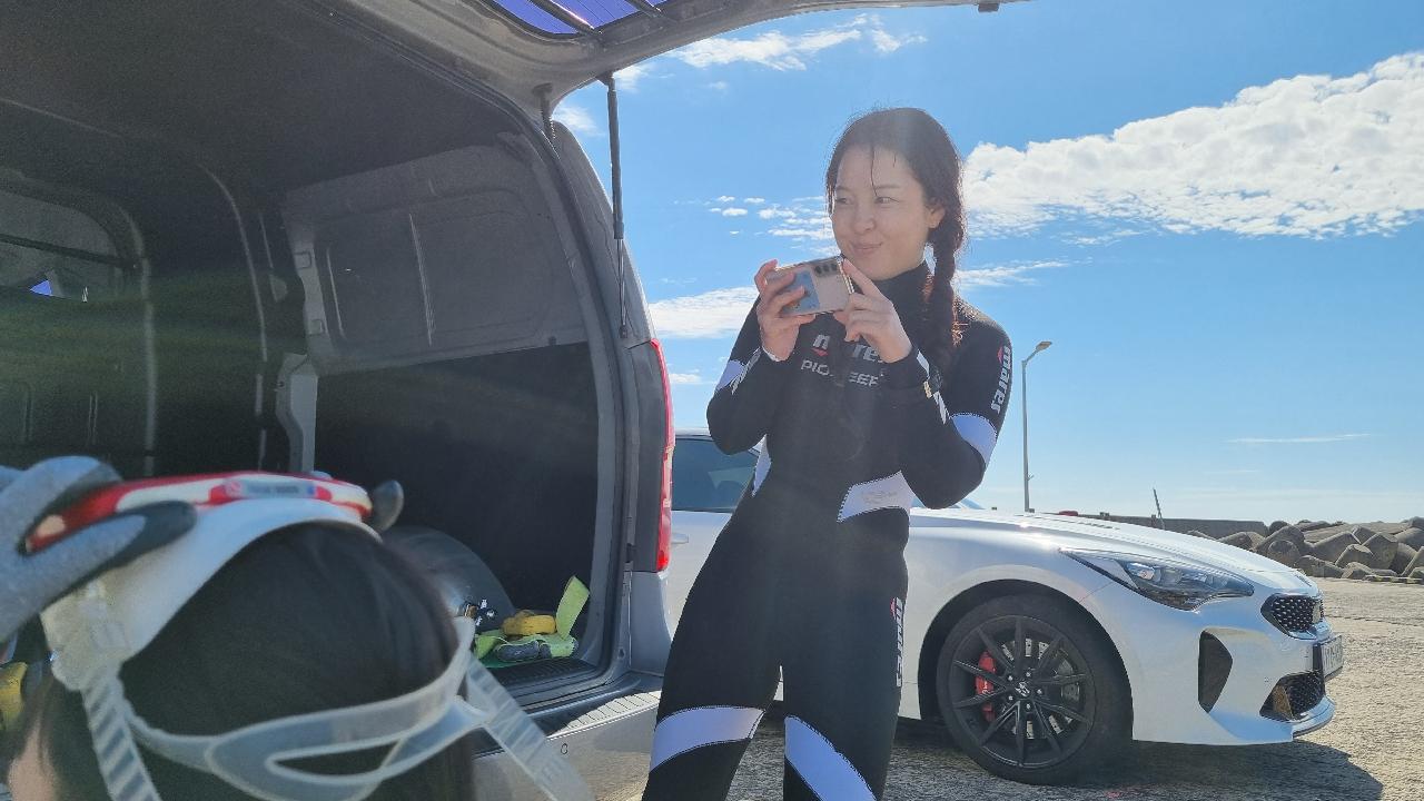 부유물 하나 없이 깨끗한 서귀포 섶섬 바다에서 다이빙 즐기기