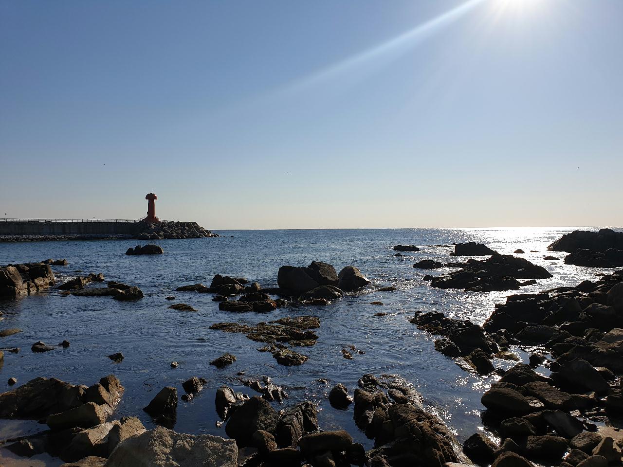 양양 남애 스쿠버의 아침