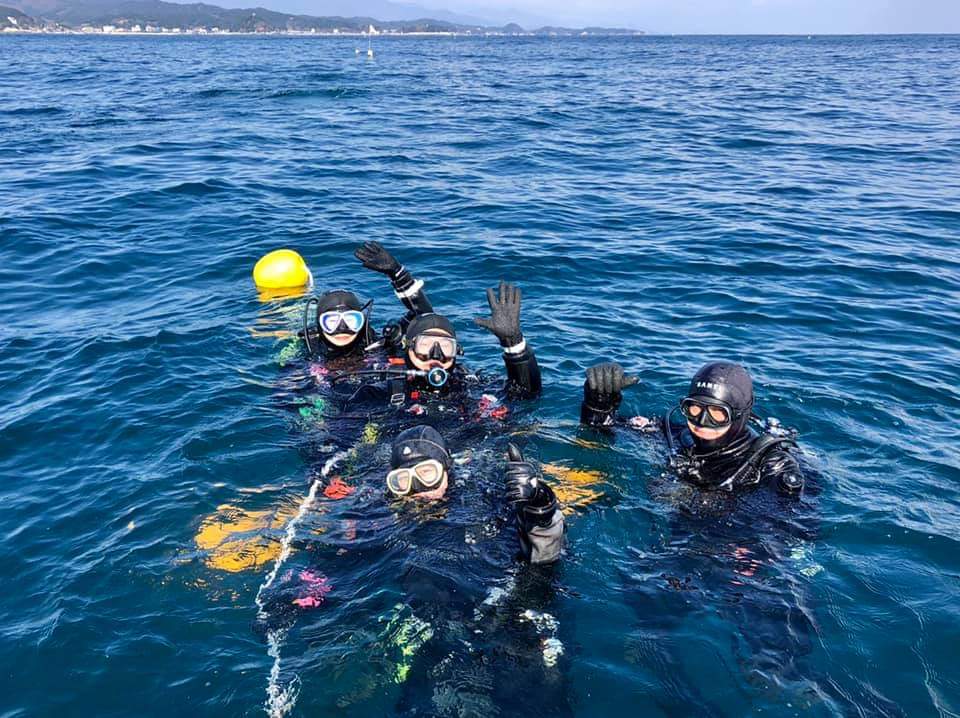 3월의 동해 다이빙