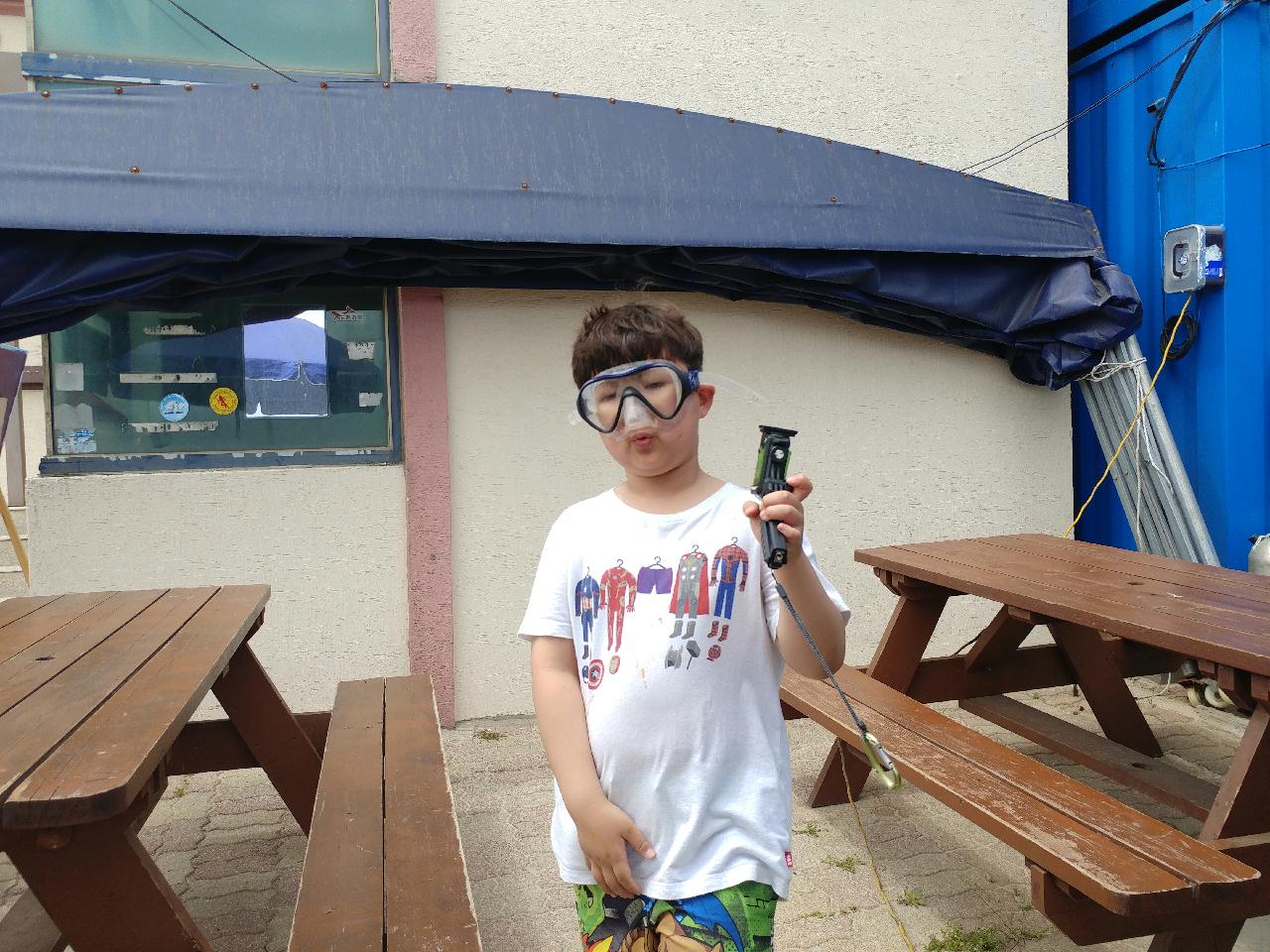아내의 오픈워터 강습 참관함