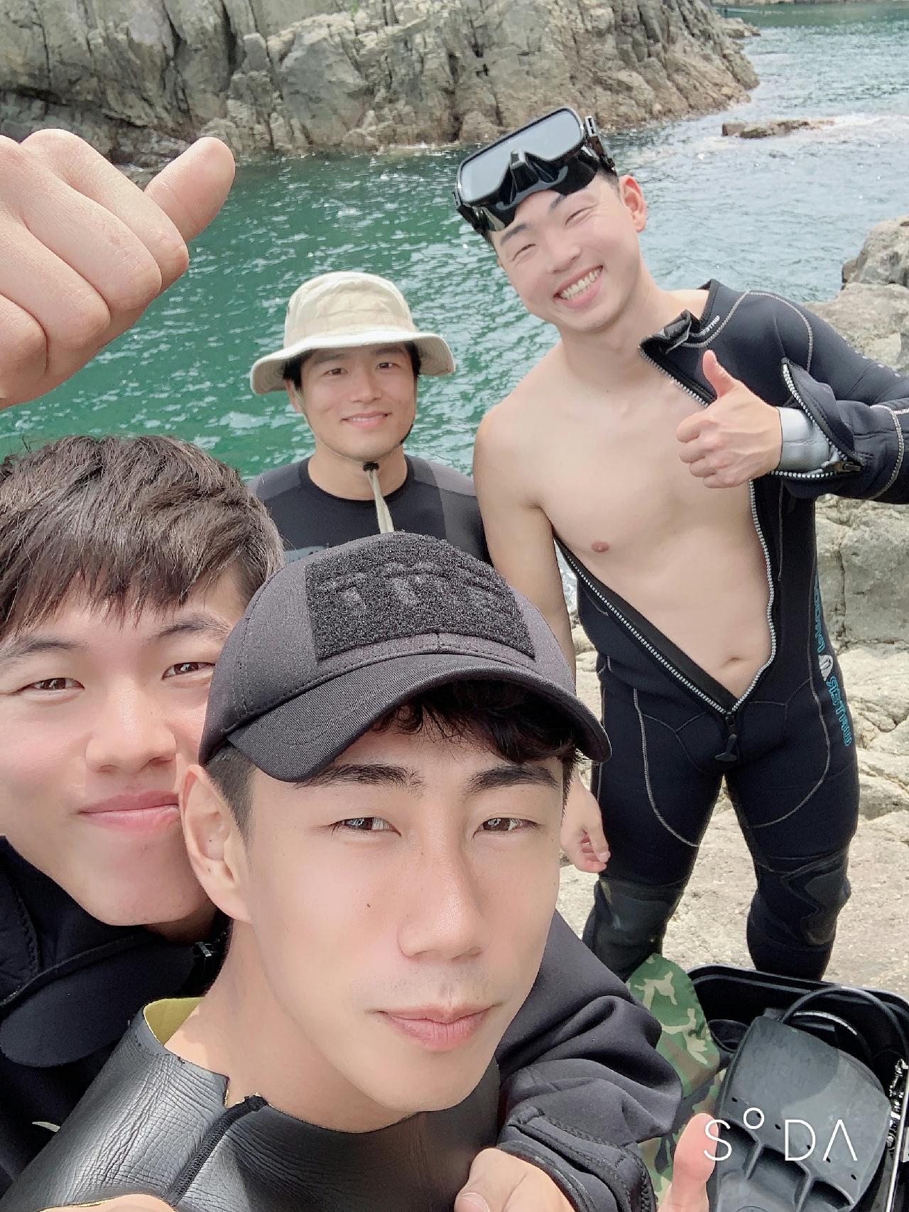 첫번째 바다 다이빙