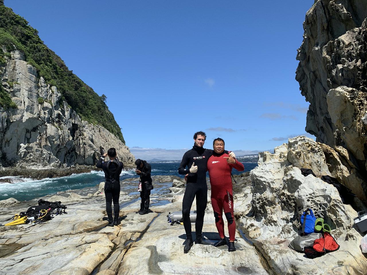 Openwater diving course with our guest from Germany