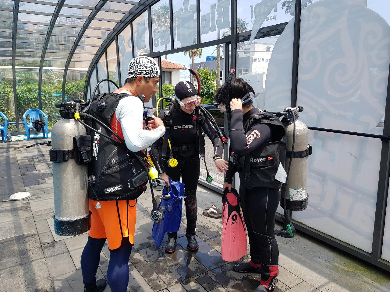 제주도에서 PADI 오픈워터 다이버 되기