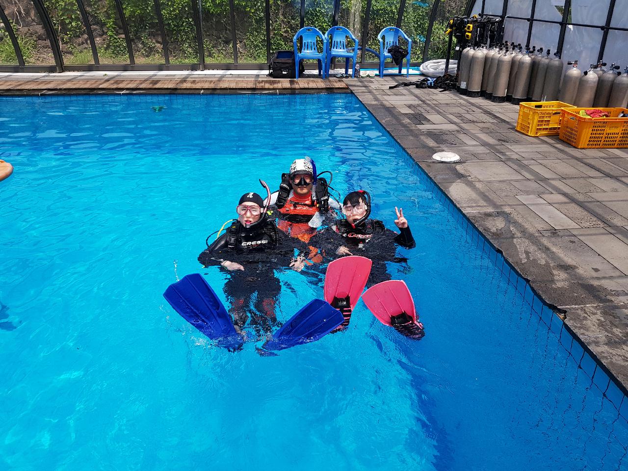 제주도에서 PADI 오픈워터 다이버 되기