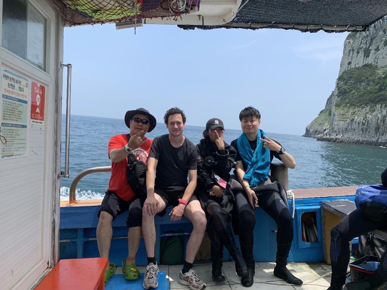 The last day of the Openwater course for Nils!