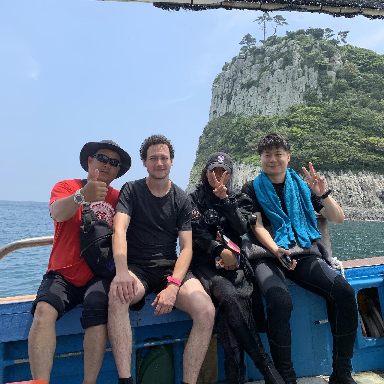 The last day of the Openwater course for Nils!