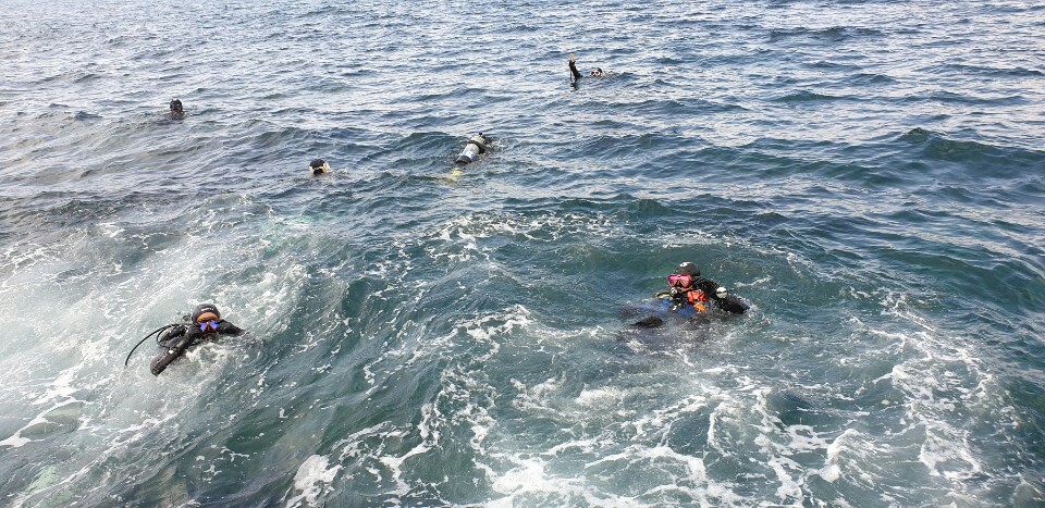 울릉도 북면 - 추산몽동해변 방파제