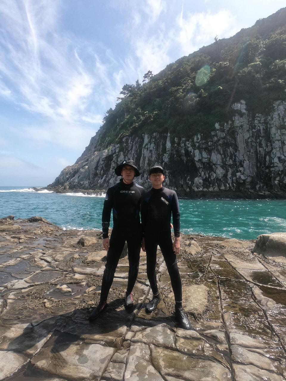 제주도 - 문섬 섬다이빙
