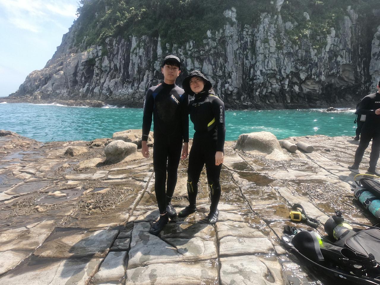 제주도 - 문섬 섬다이빙