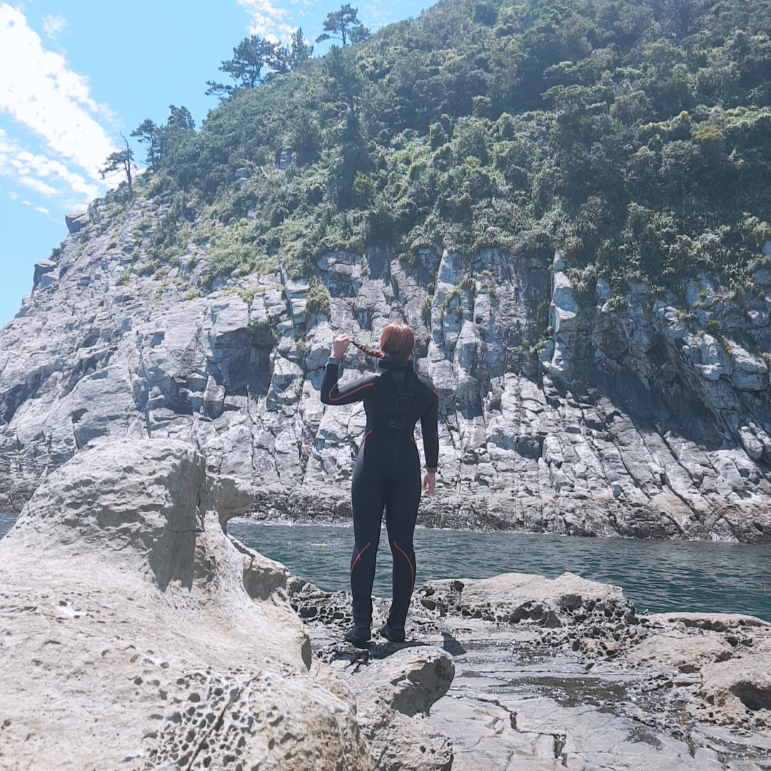 올해 첫 다이빙