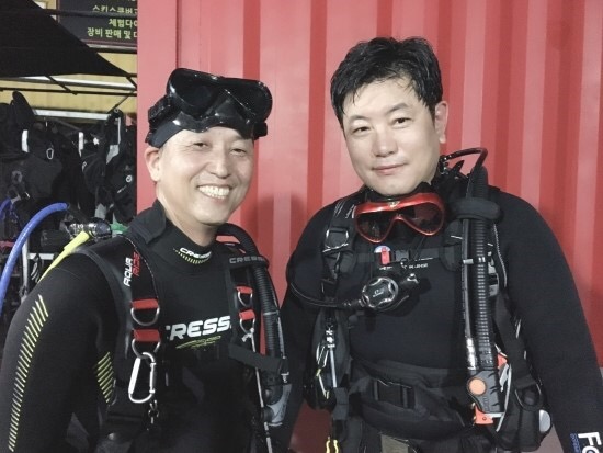 태종대 야간다이빙