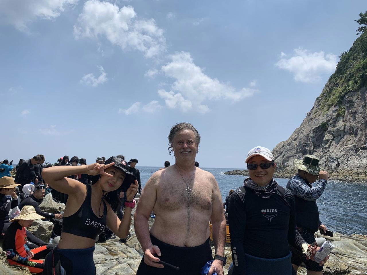 Fun diving with our guest from the United States 