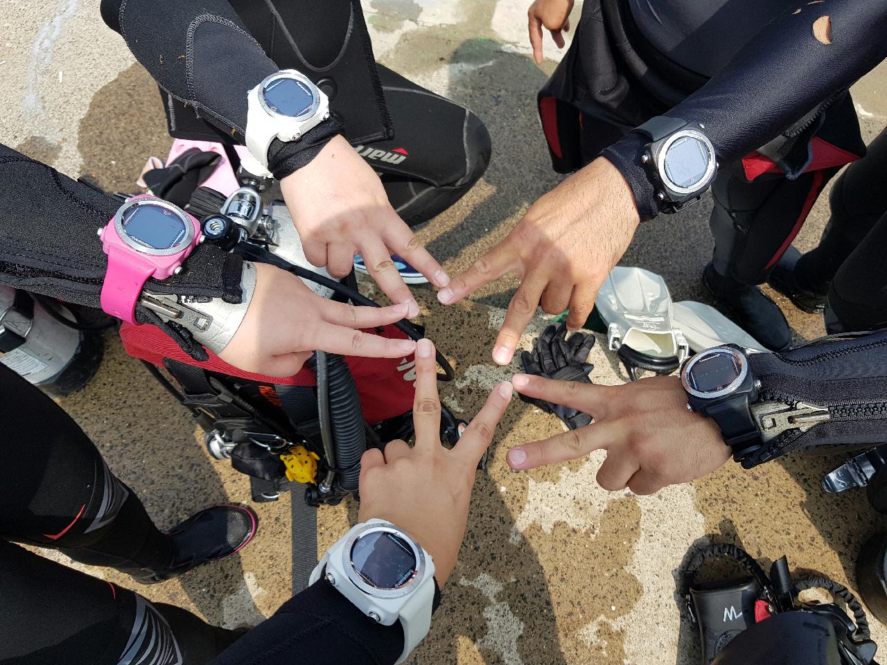 유후~ 오늘은 보트다이빙