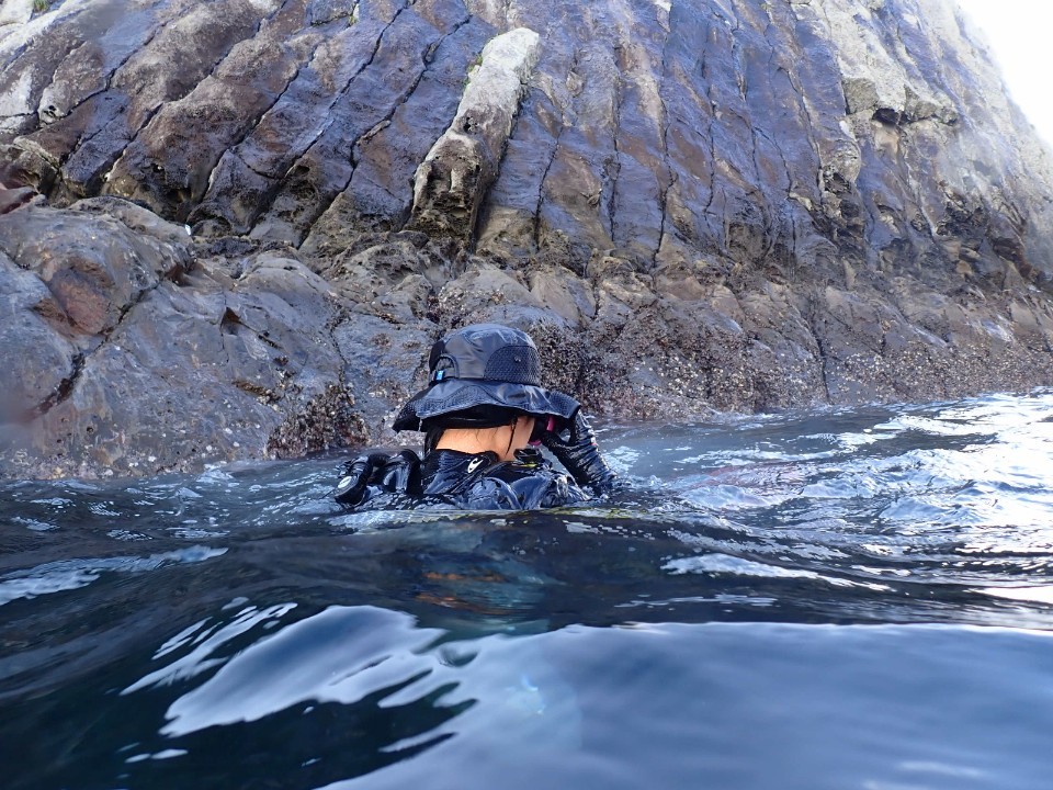 The second day fun diving with Yun-hee?