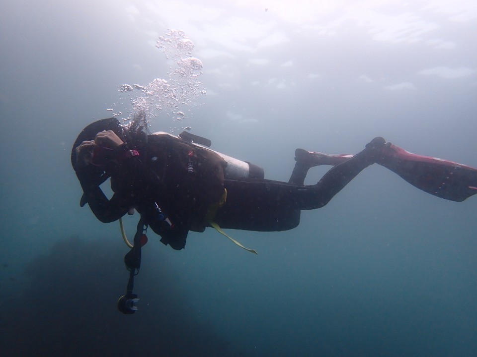 Fun diving with my best buddy Yun-hee! ❤️