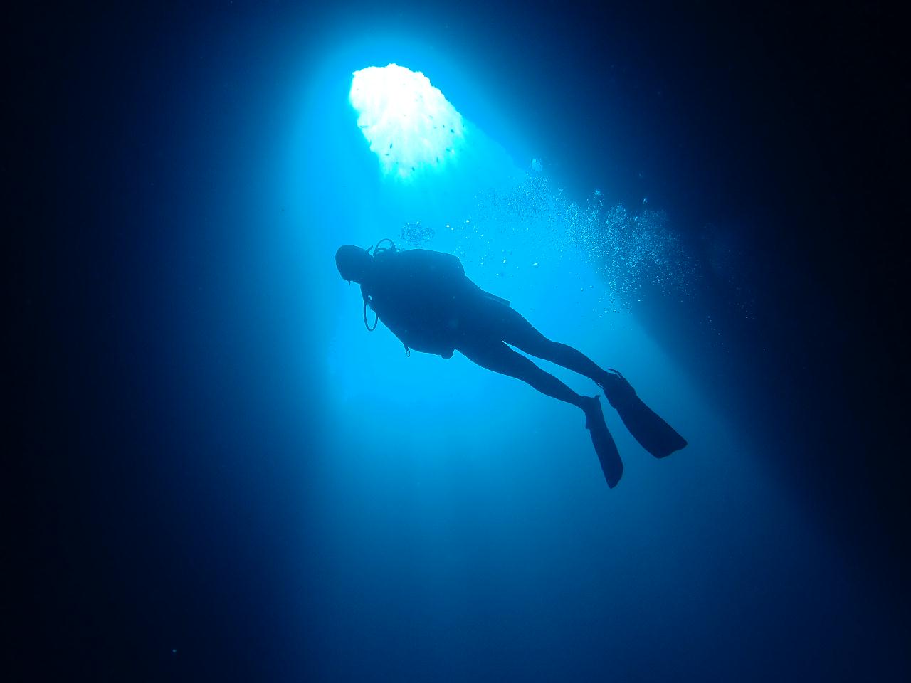 팔라우 다이빙 2일차 블루홀