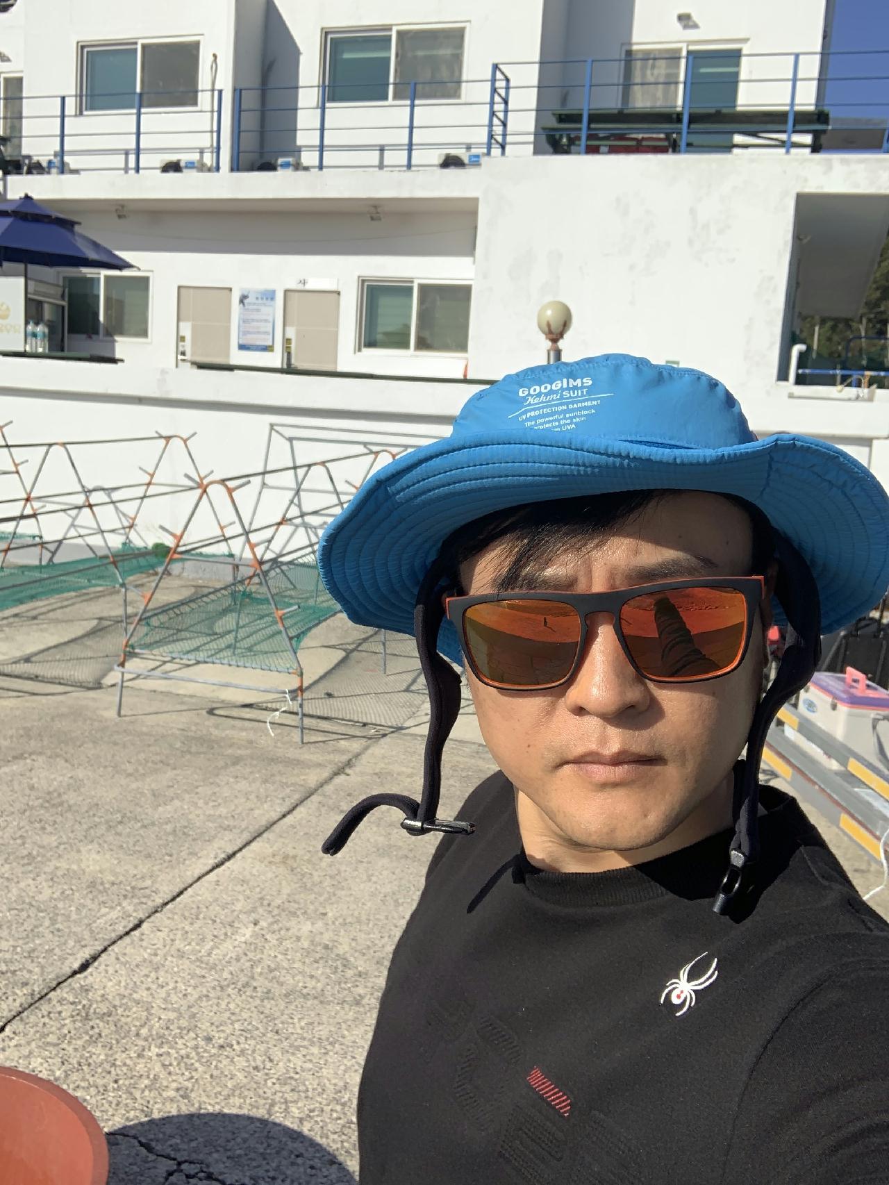 남해 리조트에서 보트타고 다시 마안도로 들어가 첫 비치다이빙 함