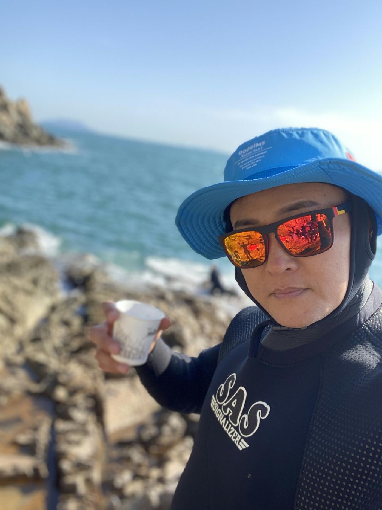 섬따라 시야가 좋을줄 았았는데 완전 안보였다 ㅠㅠ