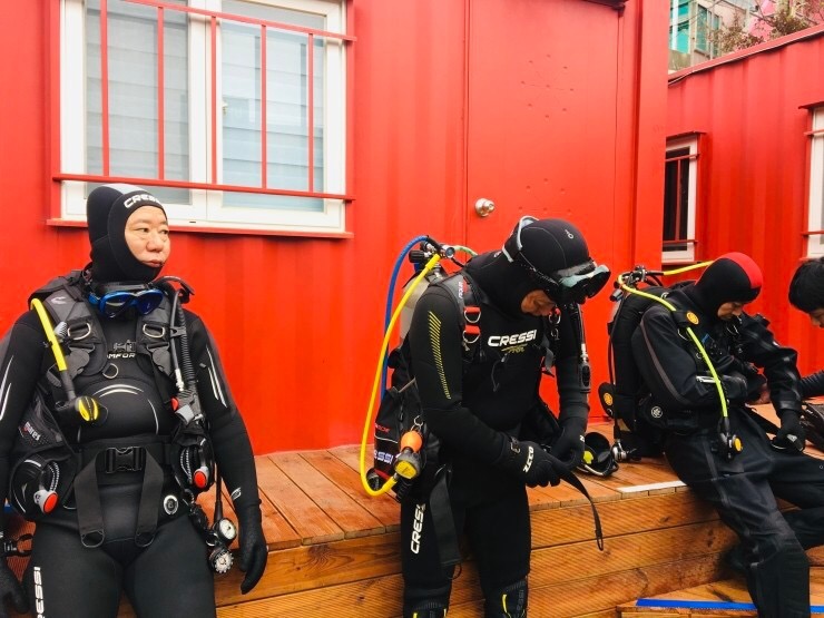 호철이랑 처음 버디 잠수