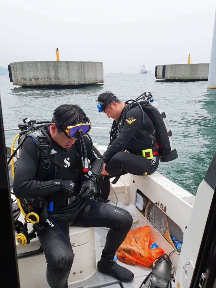 송도해상케이블 보 검사