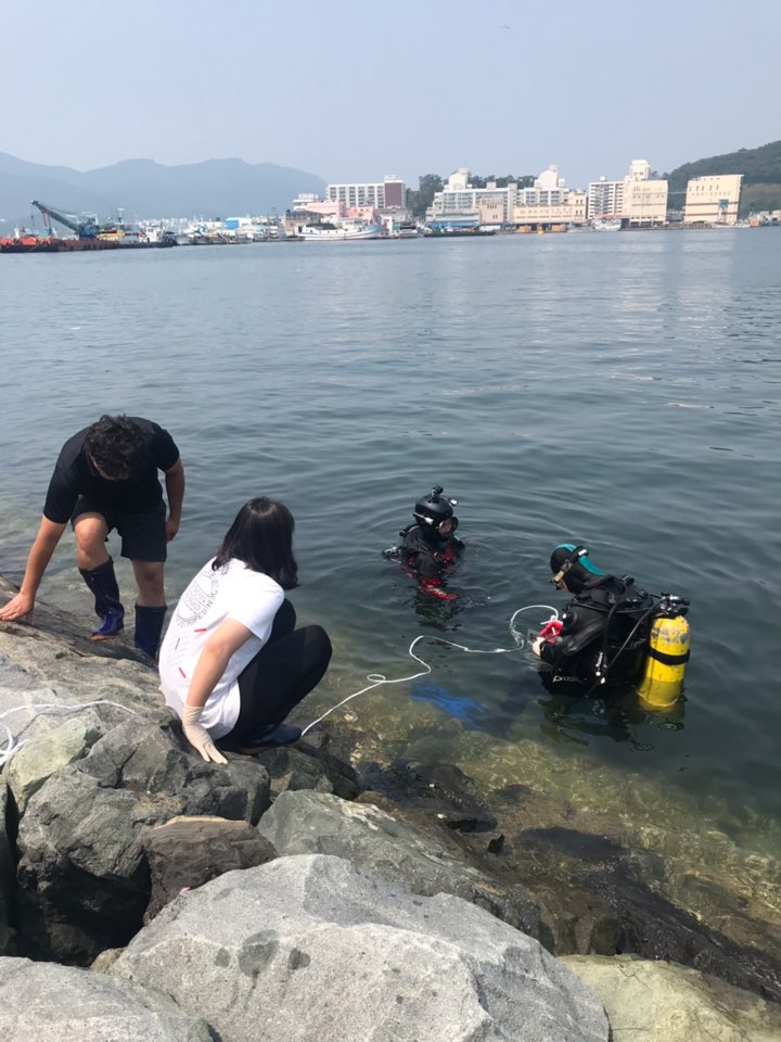 경상대학교 해양환경공학과 코어 셈플링