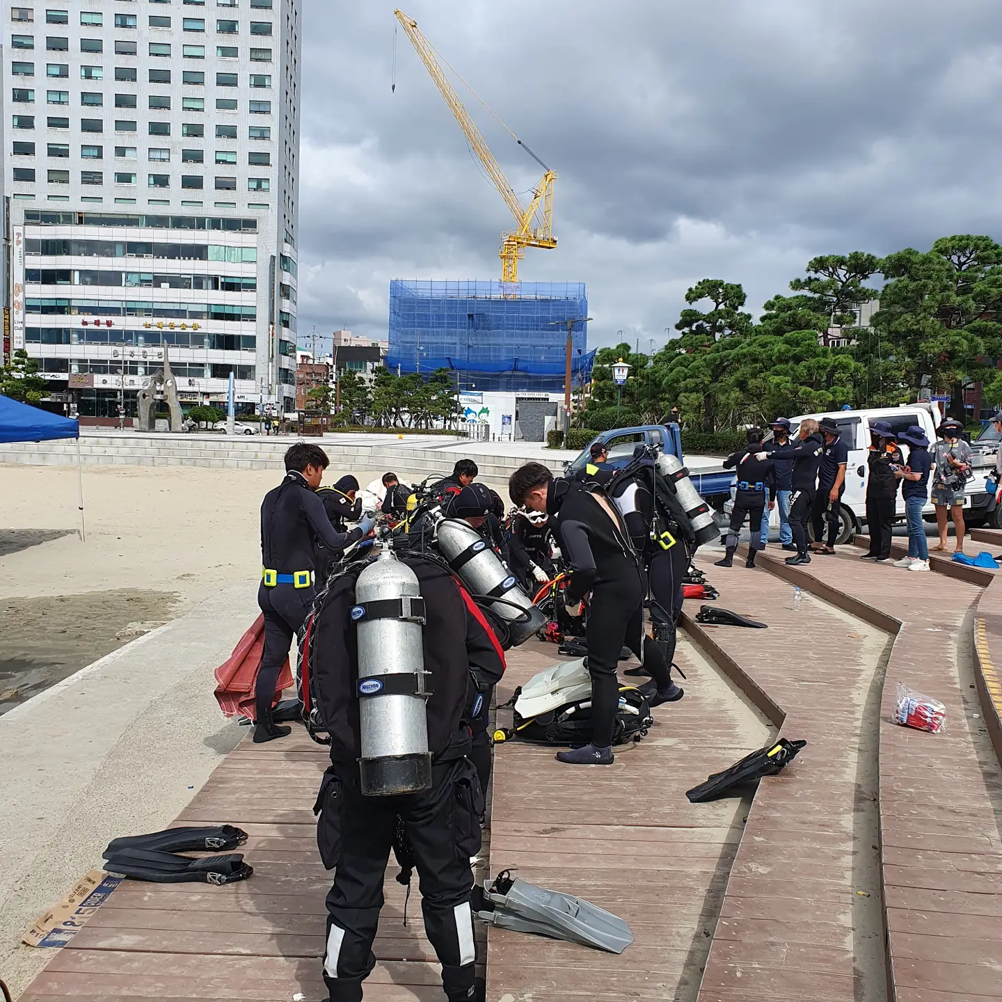 광안리 수중정화