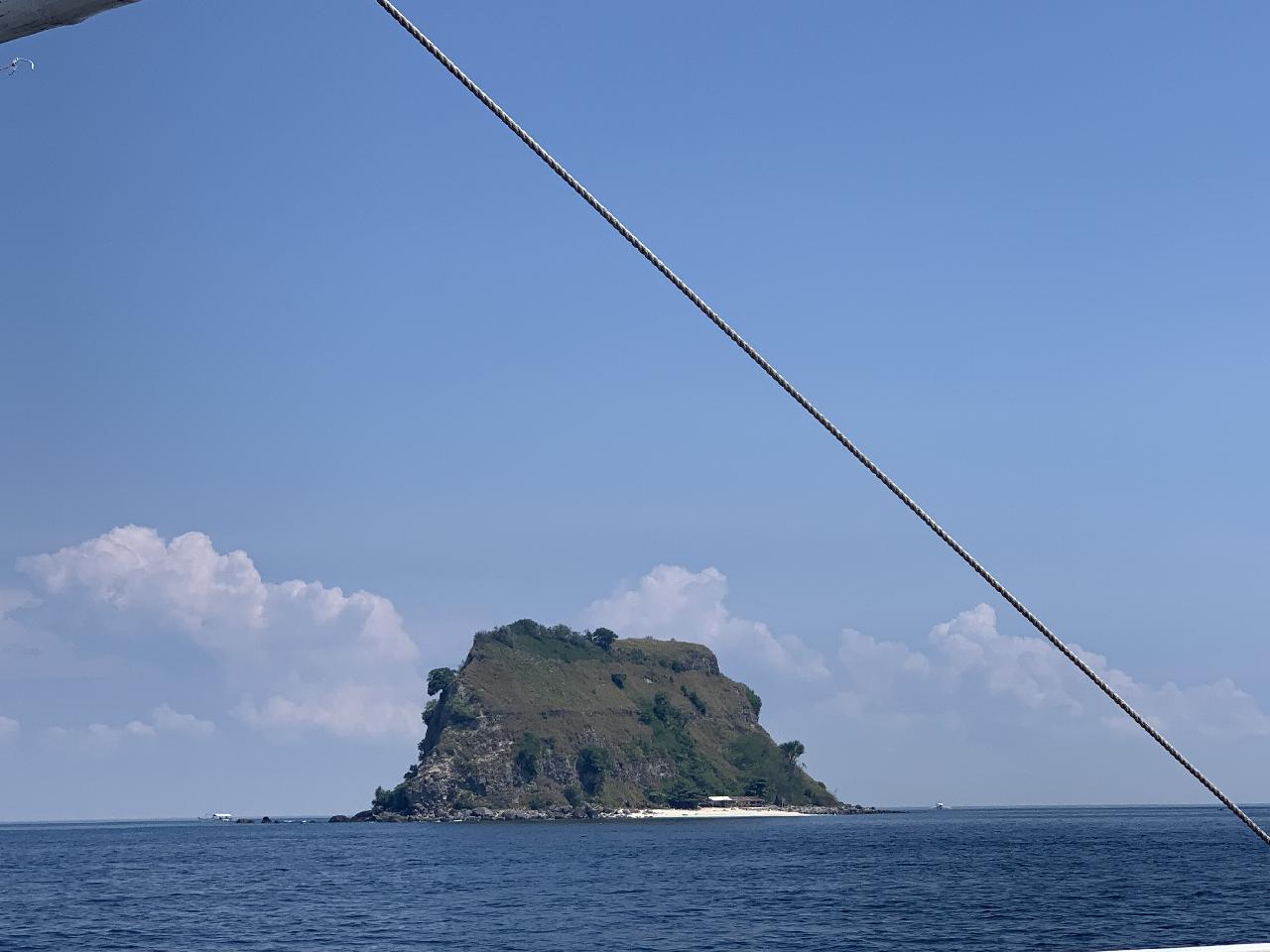 37. sombrero island.   coral garden point