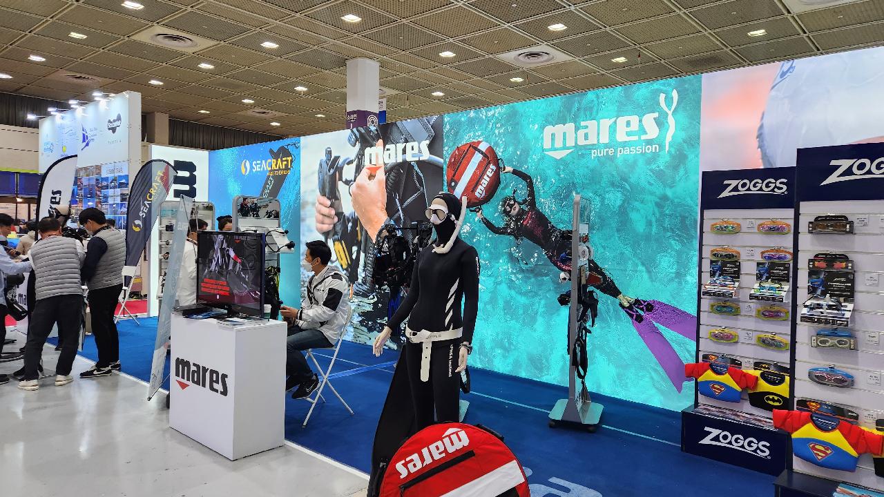 코엑스 스포엑스 국제레포츠전시회 (스쿠버다이빙)에 참여했어요