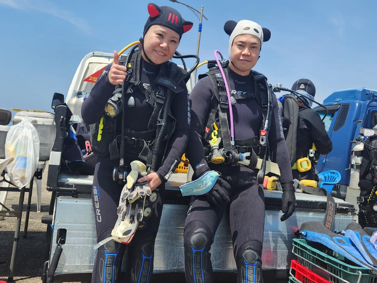일본 여행객의 제주 K-다이빙 체험