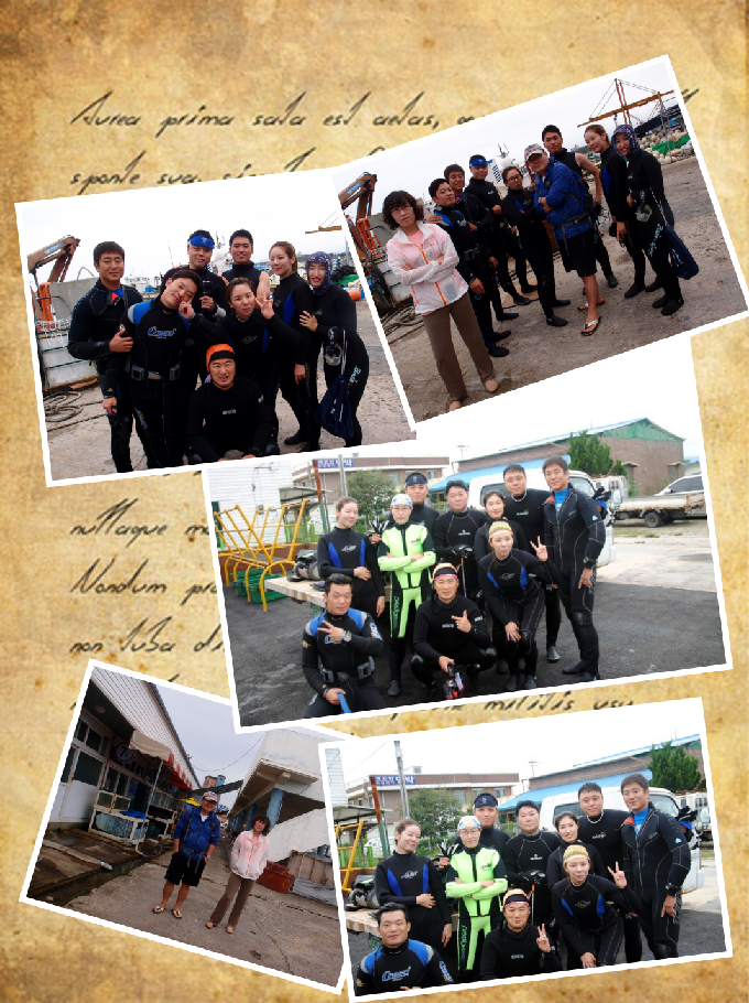 오픈워터와의 수중 유영 - 강원도 강릉시 사천면 사천진리 - 인공 삼각어초