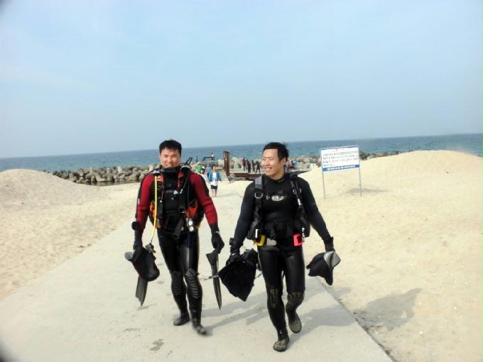 어드밴스드 교육 - 강원도 강릉 경포다이브리조트 - 비치