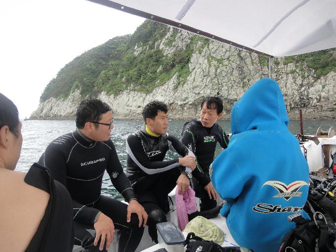 오픈워터 교육 - 제주도 서귀포 스쿠바라이프 - 문섬 새끼섬