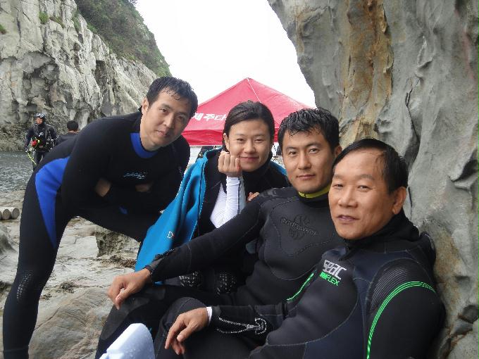 오픈워터 교육 - 제주도 서귀포 스쿠바라이프 - 문섬 새끼섬