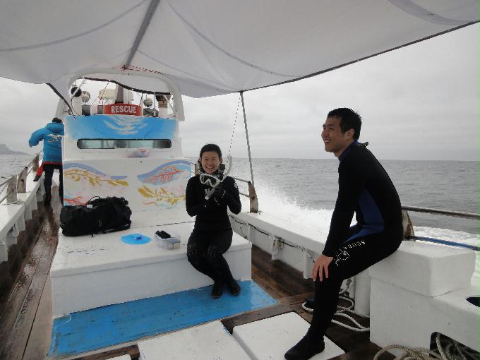 오픈워터 교육 - 제주도 서귀포 스쿠바라이프 - 문섬 새끼섬