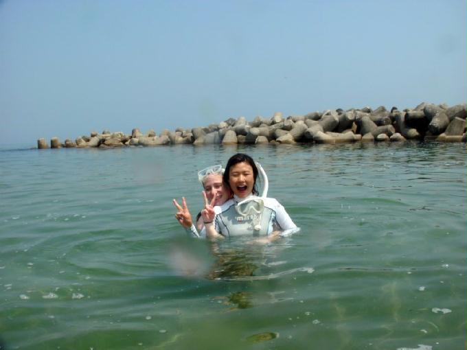 체험다이빙 - 강원도 강릉 경포다이브리조트 - 비치