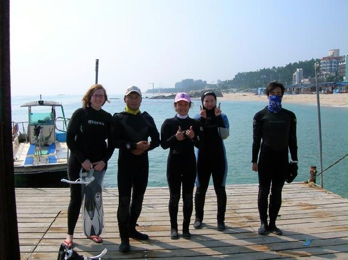 체험다이빙 - 강원도 강릉 경포다이브리조트 - 비치