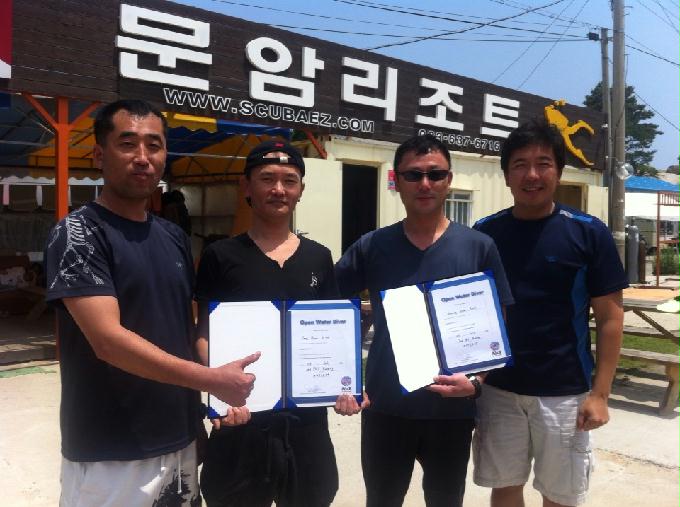 ow 개방수역 2일차 4번쨰 다이빙 - 강원도 고성군 문암 리조트 - 명파대 포인트