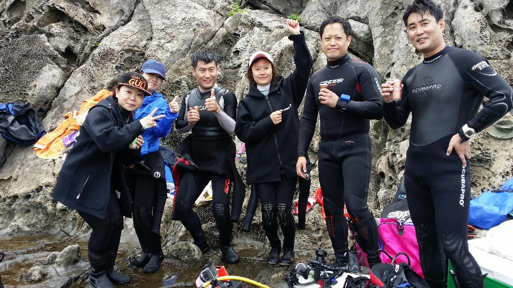펀다이빙 - 제주도 굿다이버 - 범섬