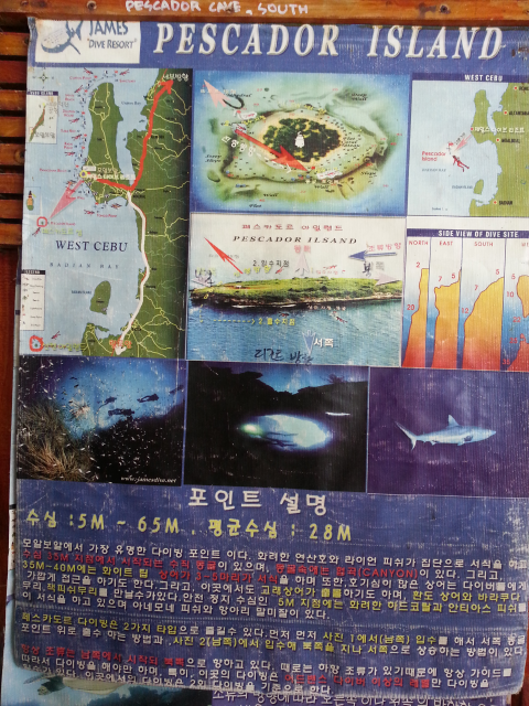펀다이빙 - 준다이브 - 페스카도르(pescador)서->북