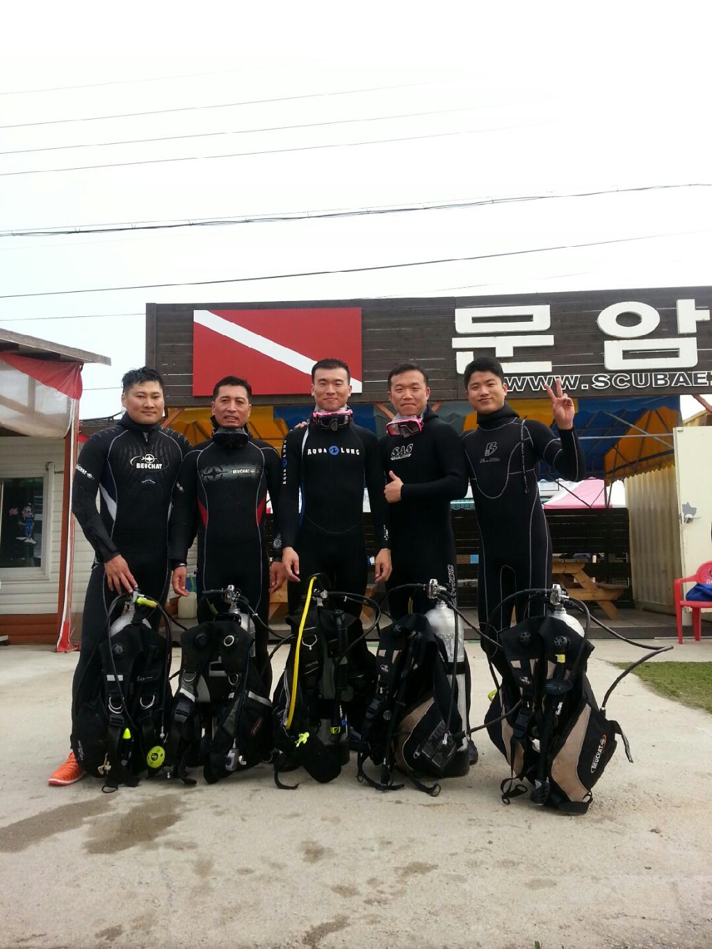 뒤집기,물빼기,게이지 찾기,5미터 유지하기 - 문암리조트 - 명파