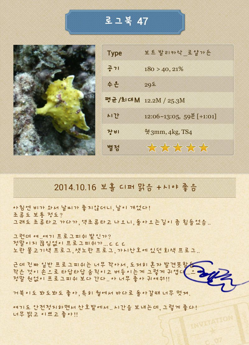 세부 보홀 디퍼다이브 - 발리카삭 로얄가든