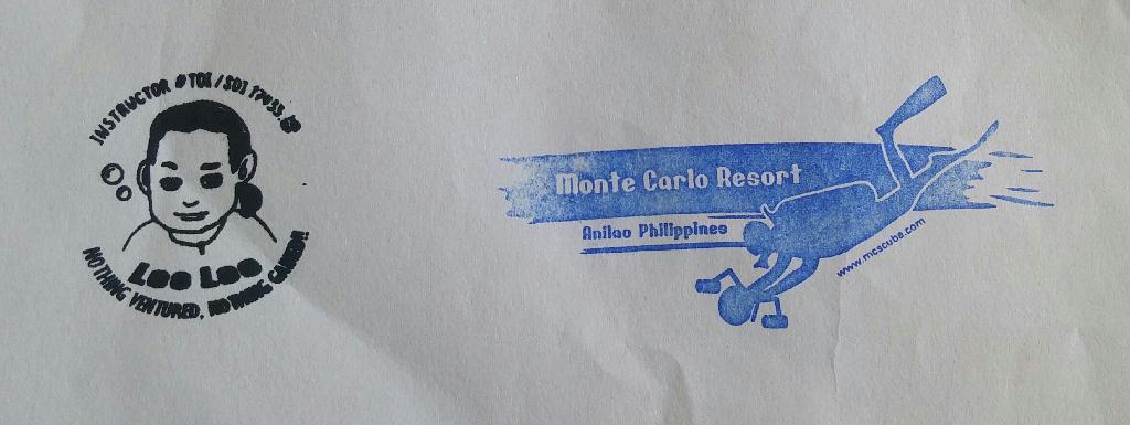 아닐라오 마지막 다이빙 - 아닐라오 몬테칼로리조트 - DARYL LAOT