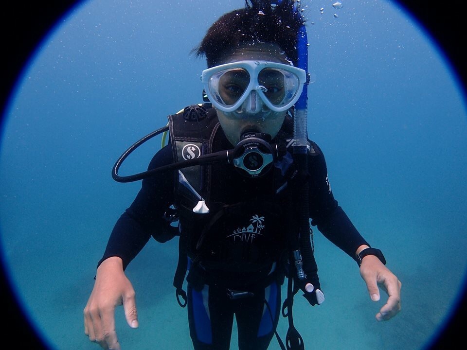 考照的海洋實習 - 臺灣墾丁後壁湖餵魚區