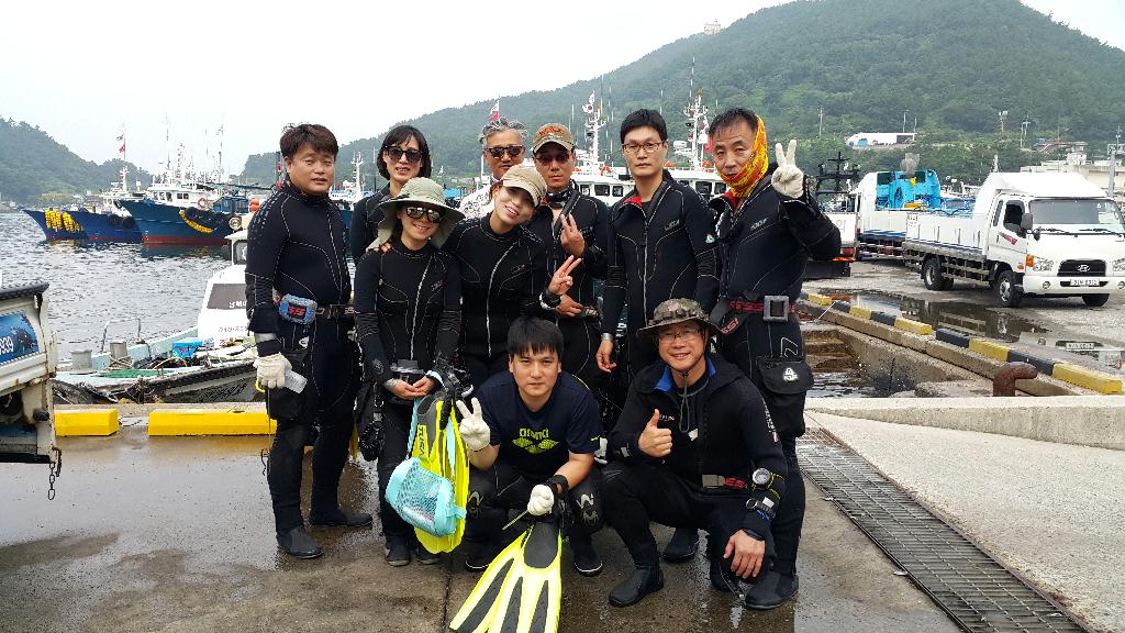 남해 미조잠수 - 흰여도