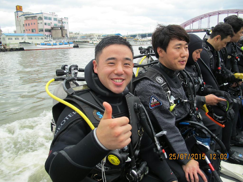 영금정 The scuba - 앞등대