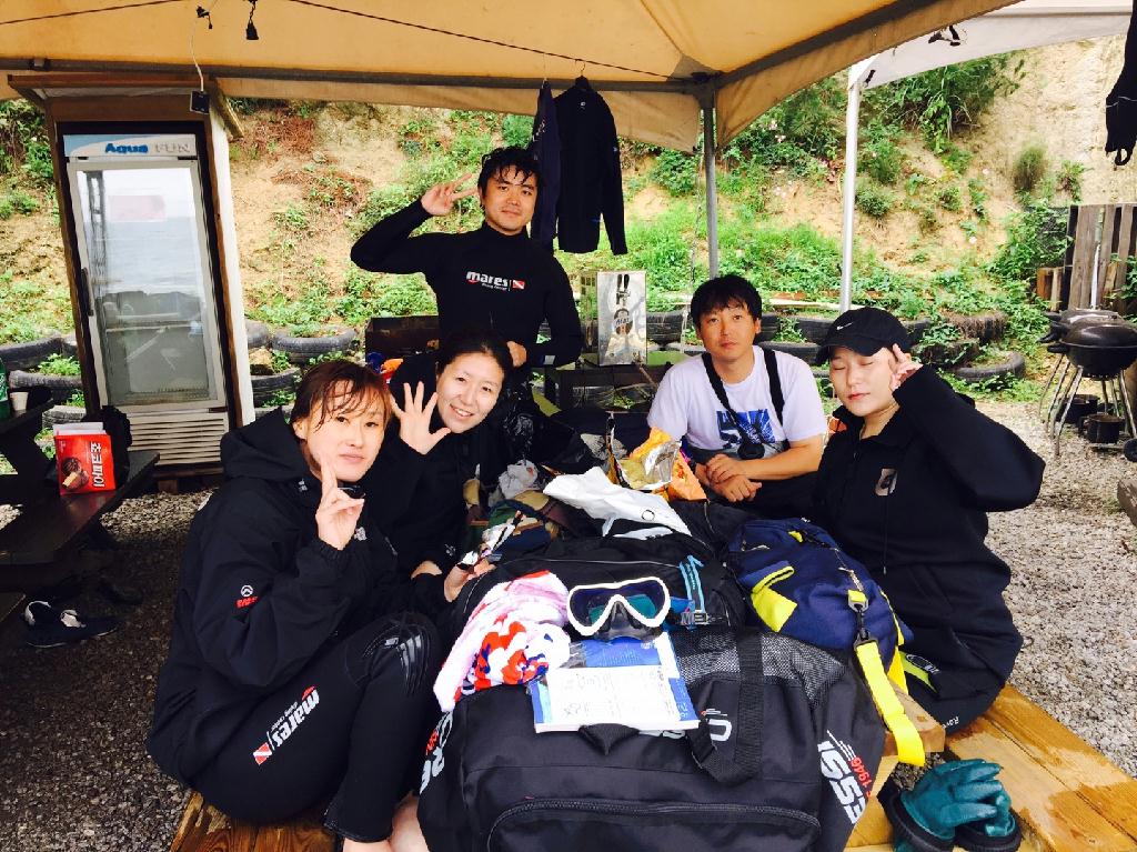 남애스쿠버리조트 1번째 - 서쪽 언덕 포인트