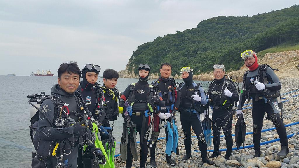 오픈워터 개방수역 실습 - 태종대 감지해변 - 감지해변