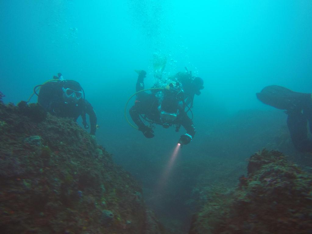 FUN DIVING - 제주 섶섭 볼레낭개 - 섶섬 동쪽모서리