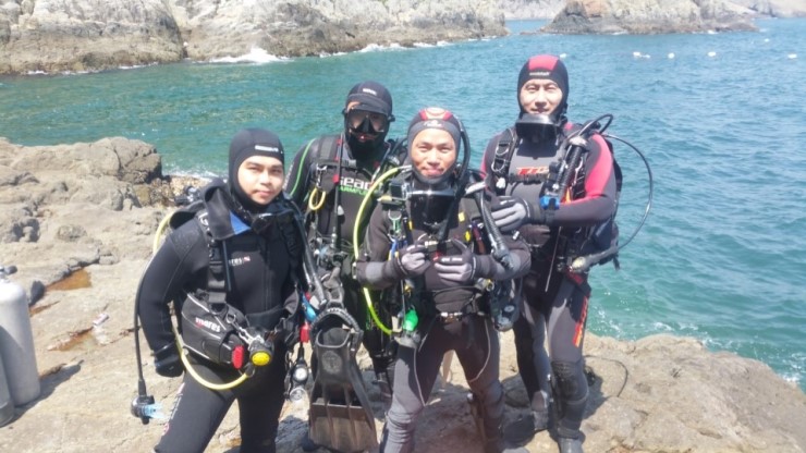 펀다이빙 - 경남 남해 미조잠수 - 외섬