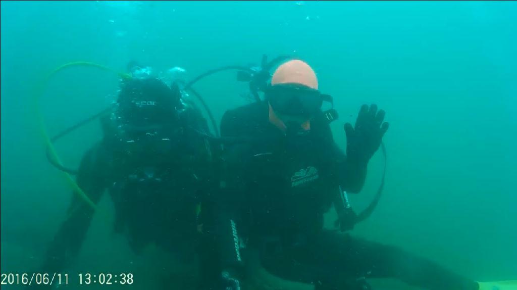 강습장면 촬영 - 남해 미조매섬 - 등대방향